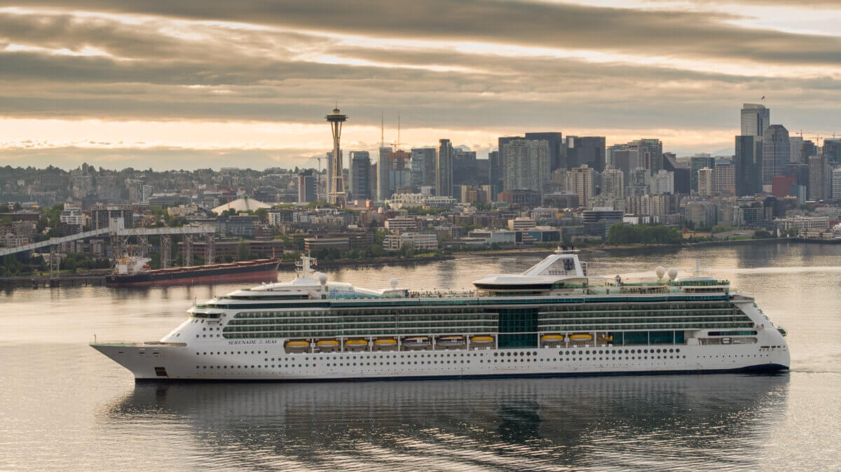 Royal Caribbean Cruise Lines vessel Serenade of the Seas arrives in Seattle July 17, 2021