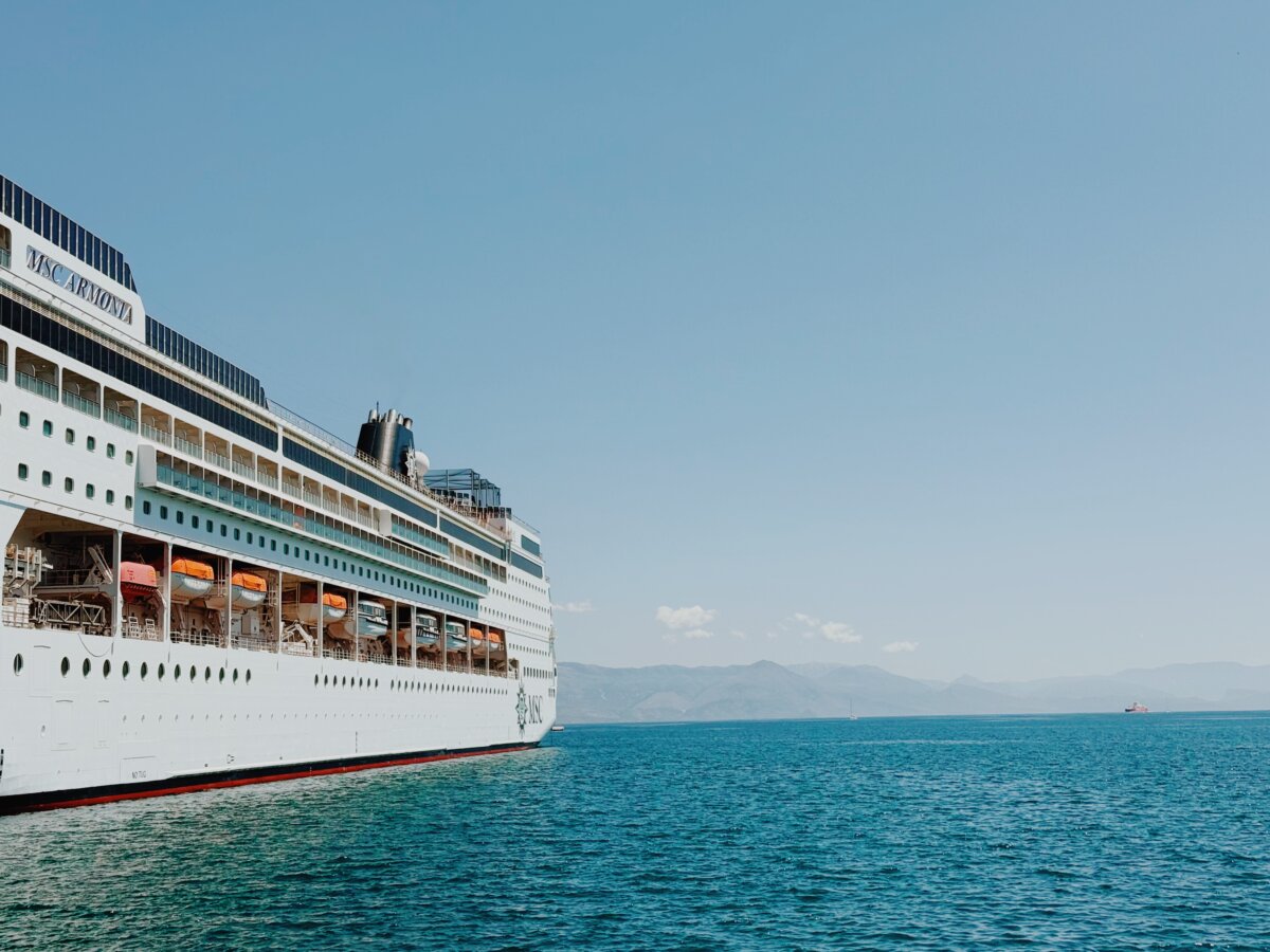 MSC Armonia in Corfu