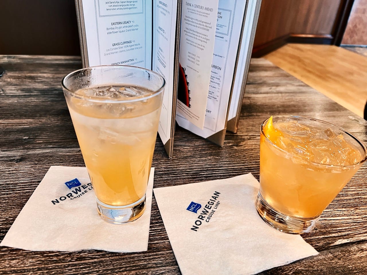 Norwegian Cruise Line Whisky Cocktails
