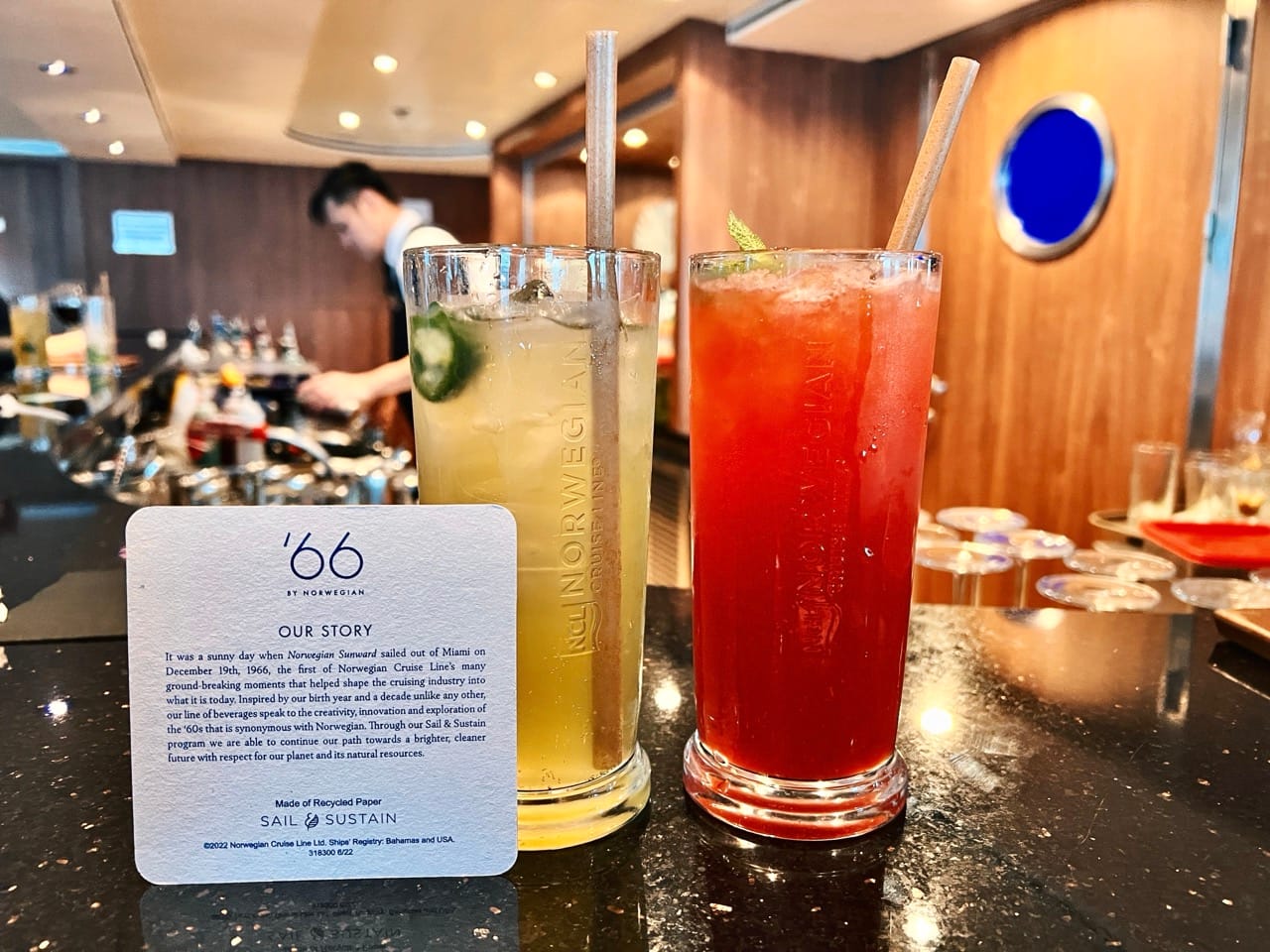 Norwegian Cruise Line Sugarcane Mojito Drinks