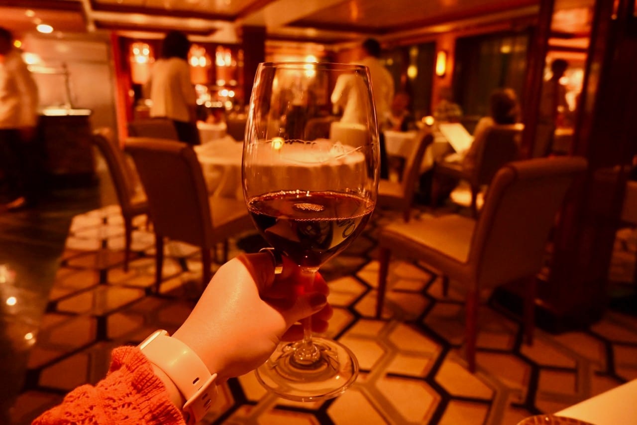 Norwegian Cruise Line Glass of Wine