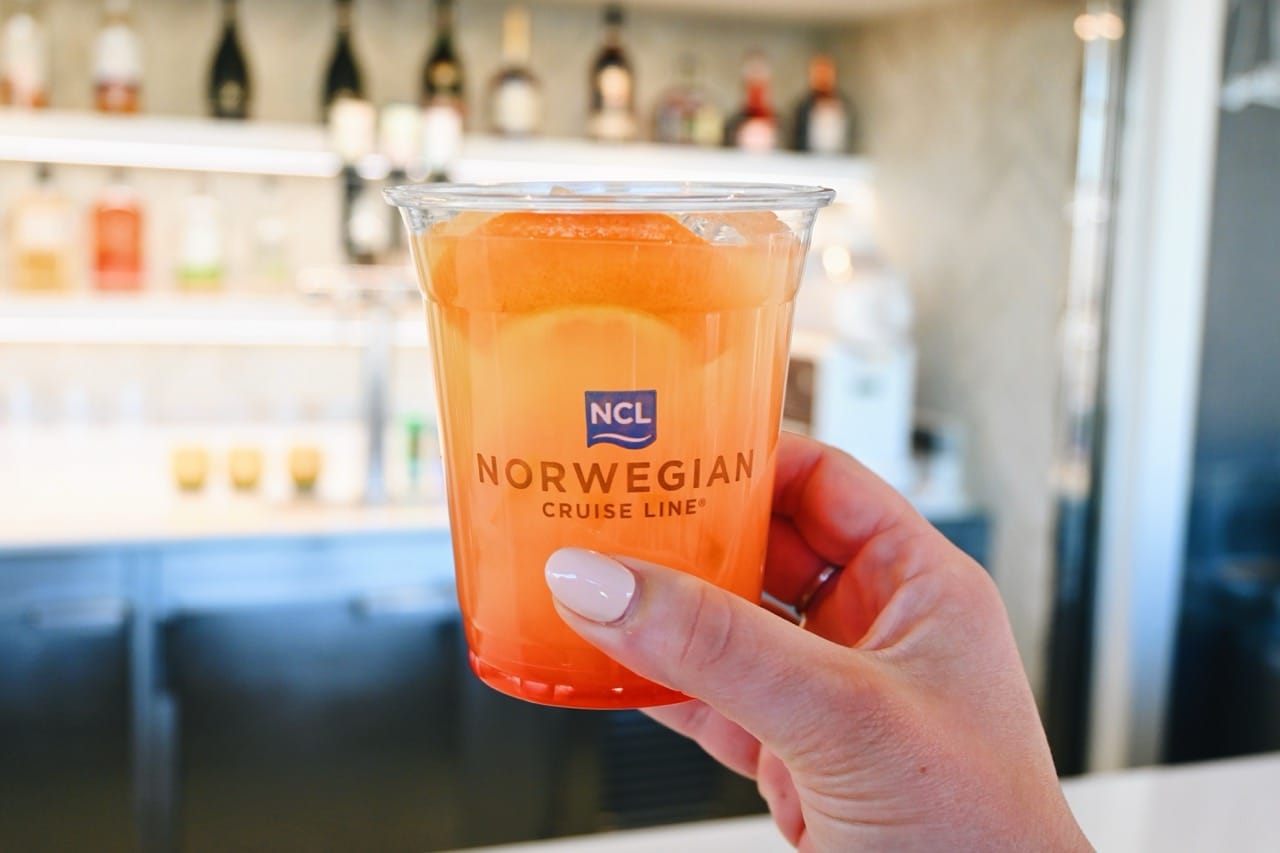 Norwegian Cruise Line cocktail 