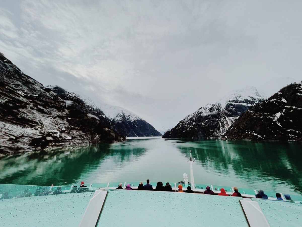 Radiance of the Seas sailing through Alaska