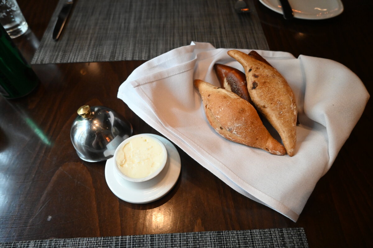 Chops Grille Bread Basket on Royal Caribbean