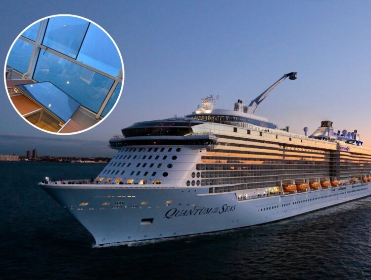 Quantum of the Seas hits storm in Alaska and fallen window injures passenger