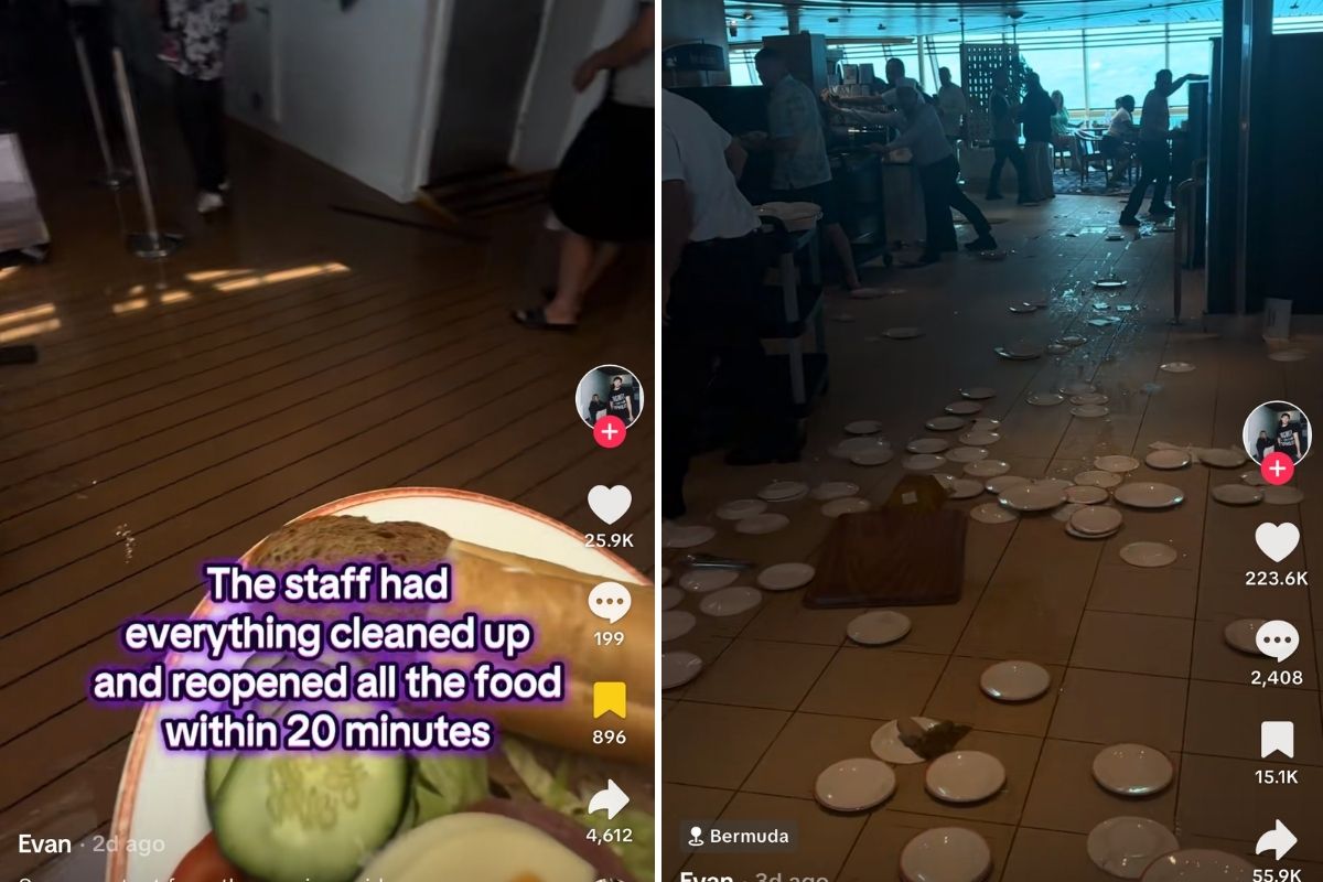 Vision of the Seas hits rough waves on Bermuda cruise