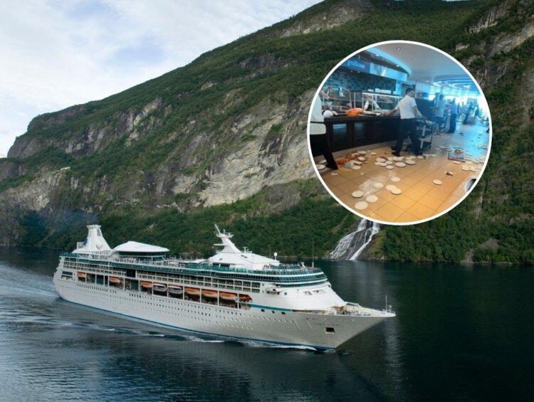 Vision of the Seas hits rough waves on Bermuda cruise