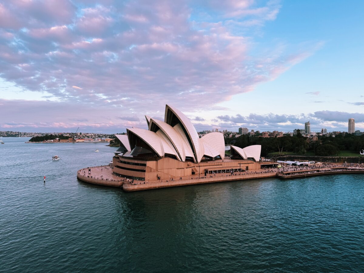 Sydney Opera House at sunset