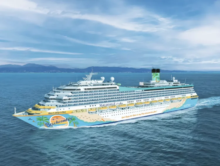 Margaritaville at Sea Beachcomber rendering at sea