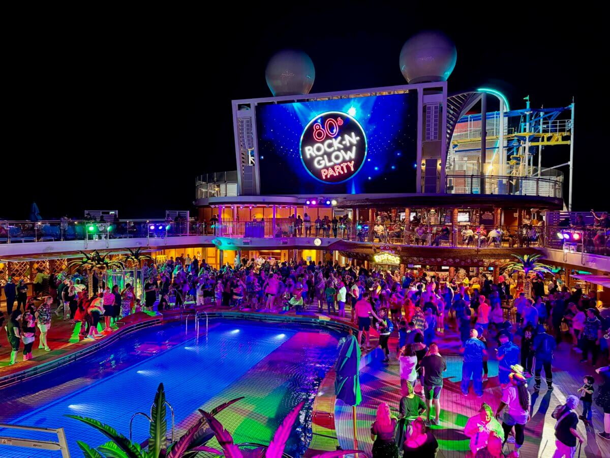 Carnival 80s Deck Party