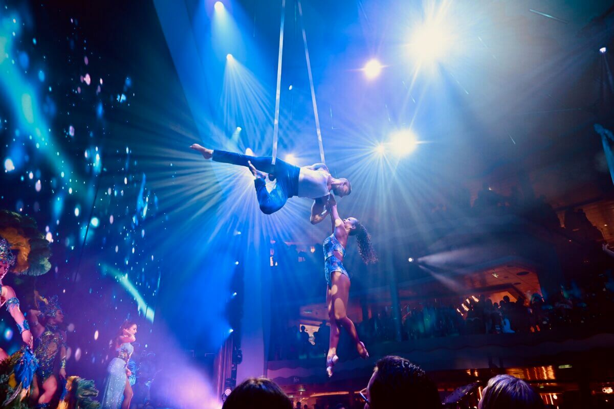 Entertainment on a Carnival cruise ship