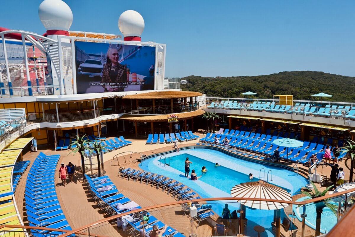 Carnival Jubilee Pool Deck