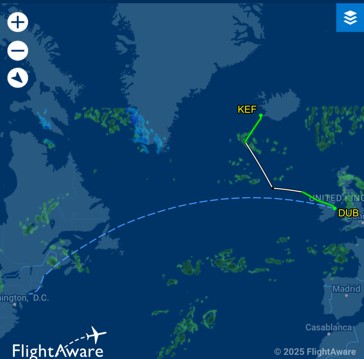 FlightAware for Delta45 