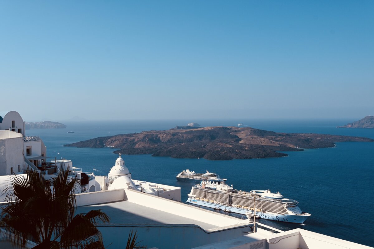 Odyssey of the Seas in Santorini, Greece