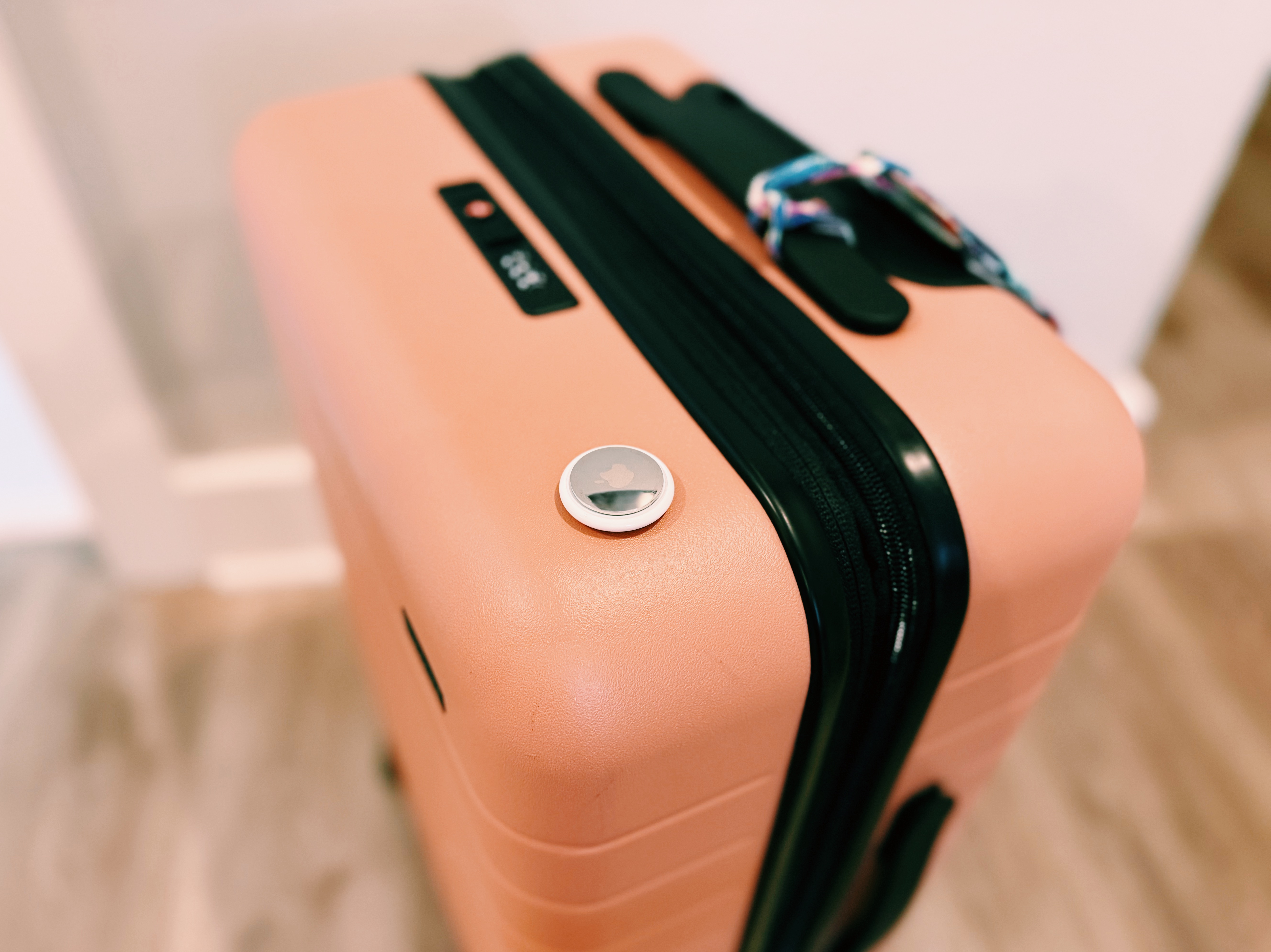 Apple AirTag on Away Suitcase Carry-On