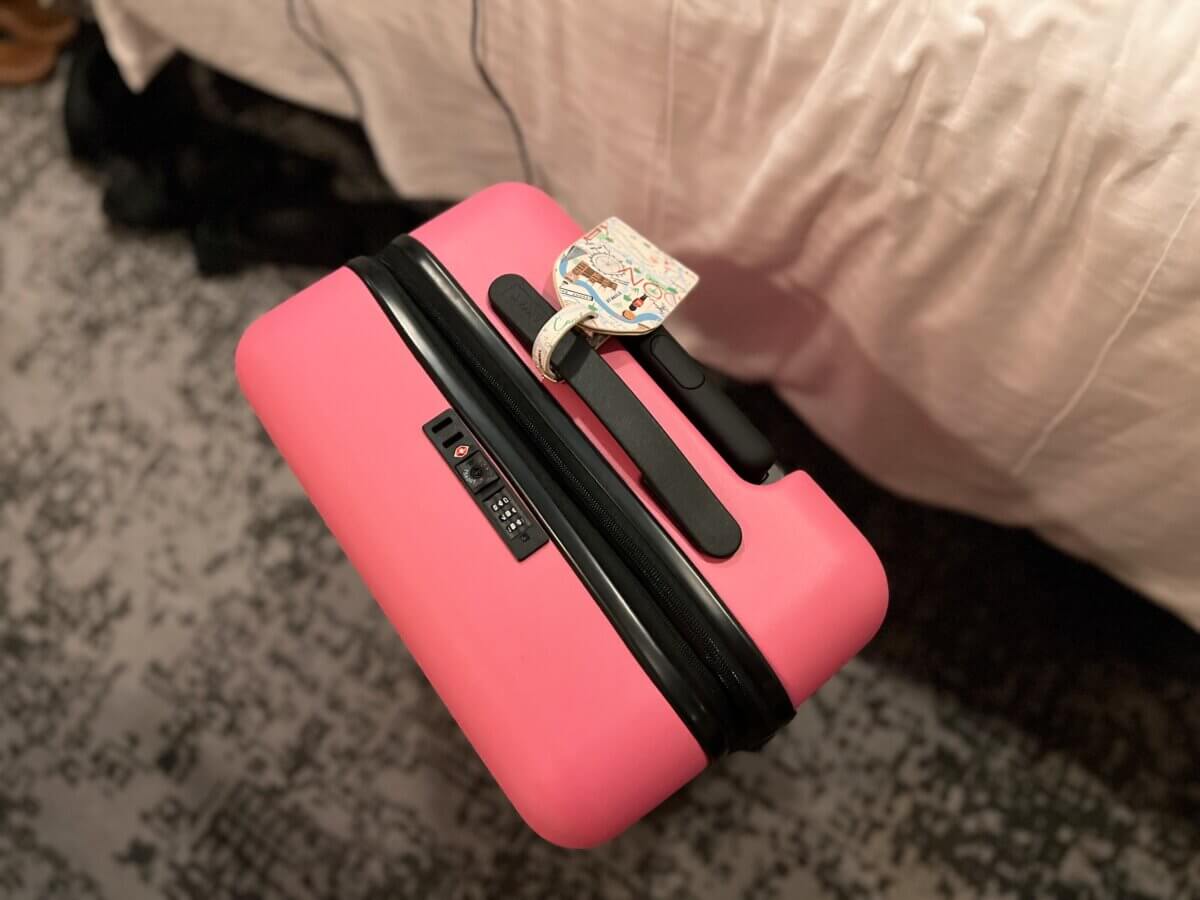 Pink Away Suitcase - Bigger Carry On 