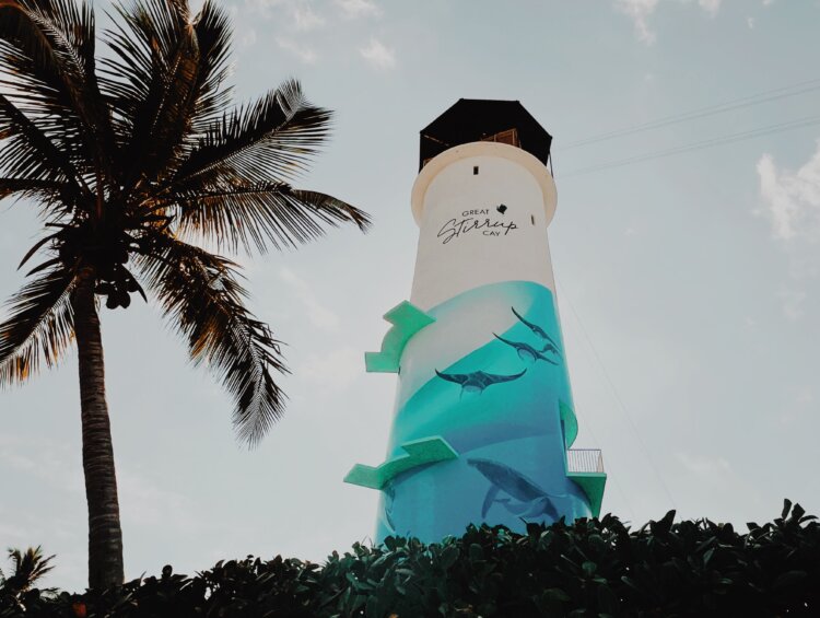 Great Stirrup Cay lighthouse