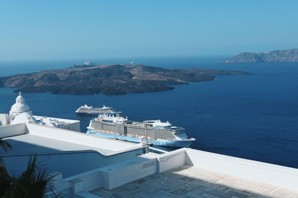 Odyssey of the Seas in Santorini, Greece