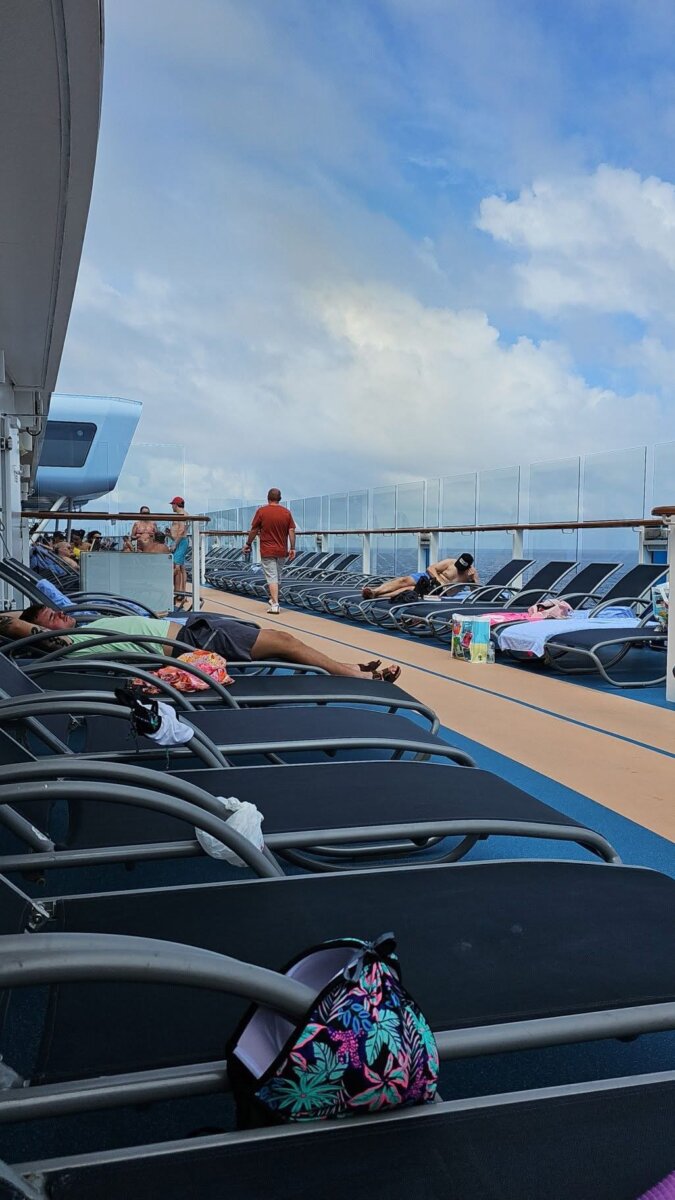 Ovation of the Seas Chair Hogging