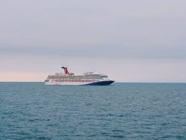 Carnival Radiance sailing in the Pacific