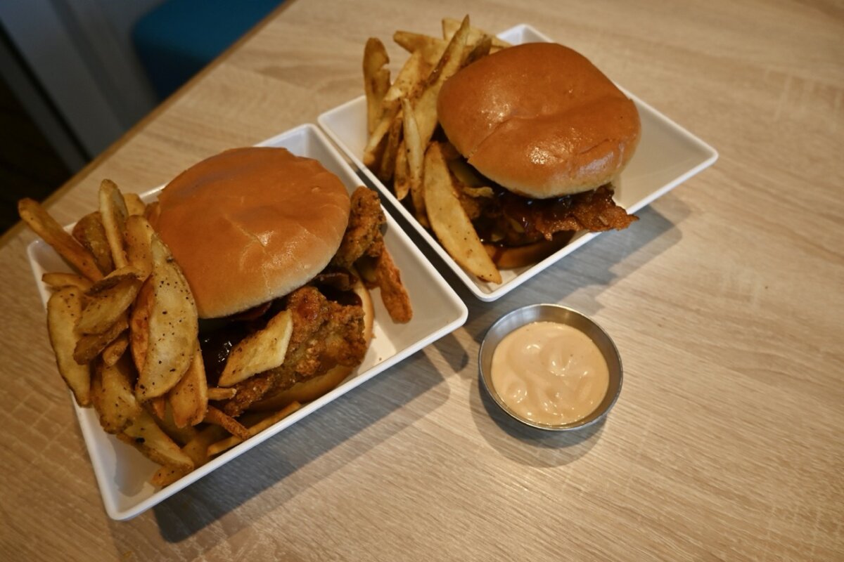 Big Chicken sandwiches  on Carnival Cruise Line