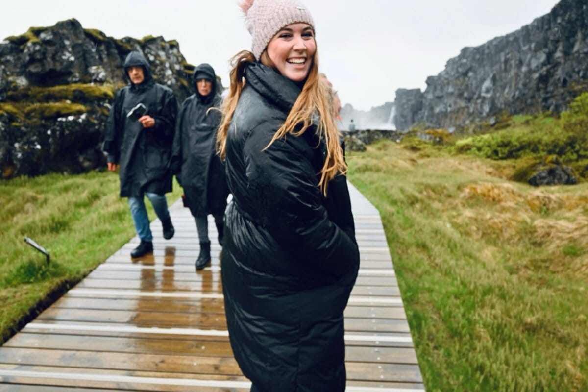 Waterproof jacket during Iceland Cruise