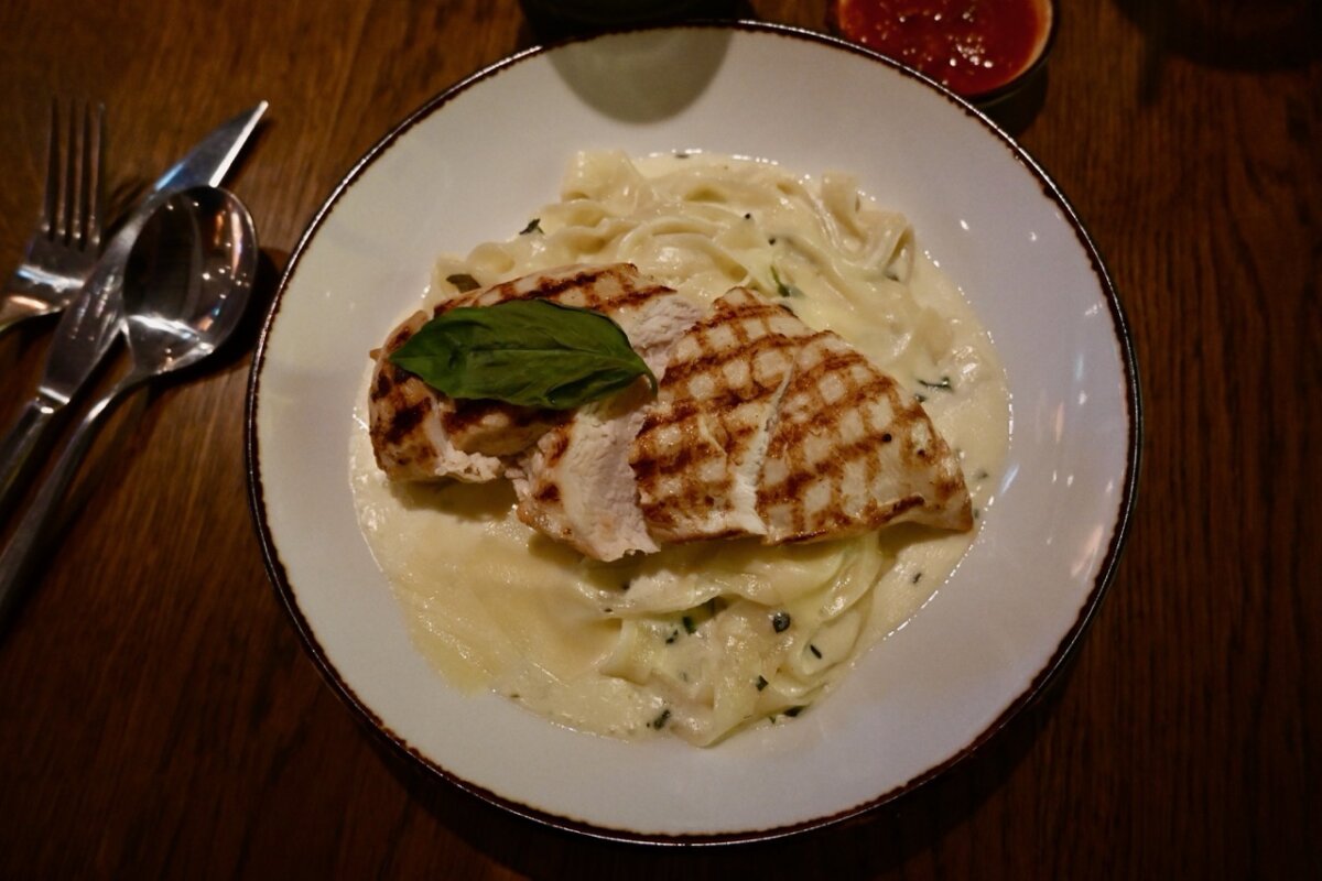 Chicken Fettuccine on Royal Caribbean
