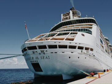 Grandeur of the Seas docked in Cozumel, Mexico