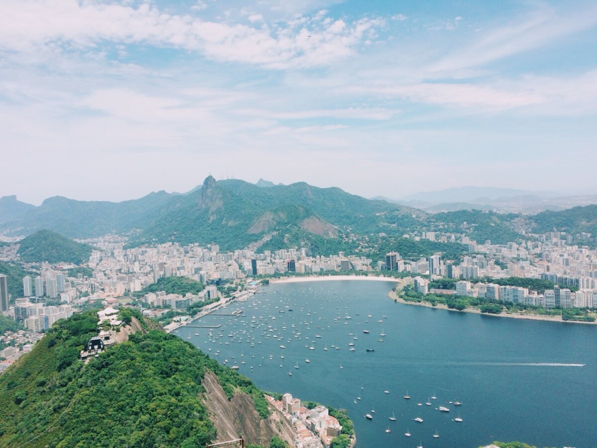 overlooking rio de janeiro