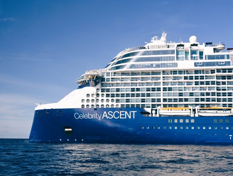 Celebrity Ascent sailing at sea