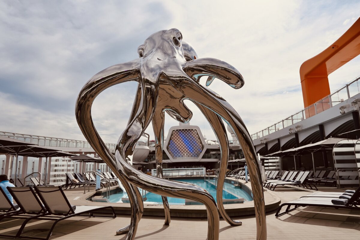 Celebrity Ascent Pool Deck Octopus