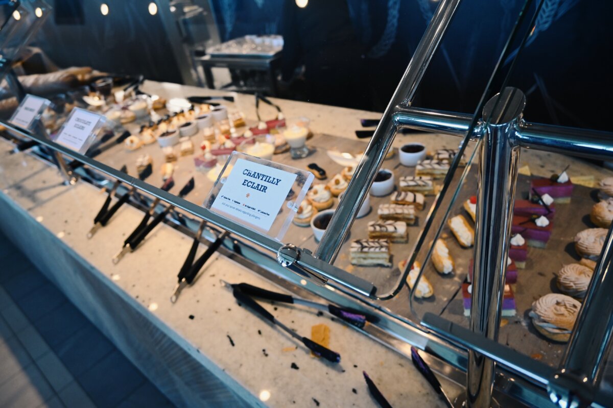 Dessert buffet on Celebrity Beyond