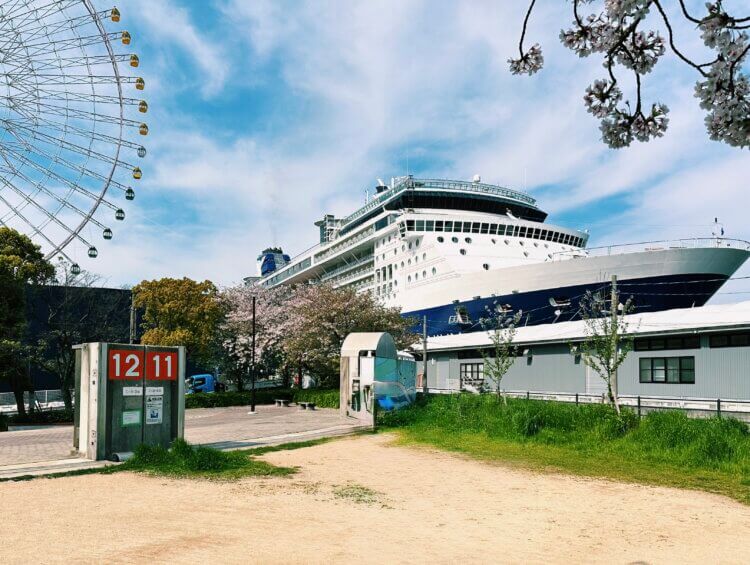 Celebrity Millennium docked in Japan