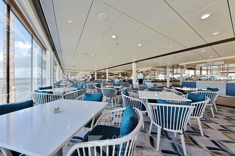 Celebrity Xcel Oceanview Cafe Buffet