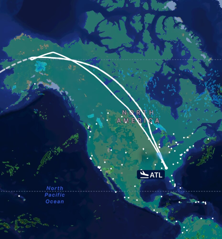 Delta Flight Path Delta flight DL295 becomes a 13-hour flight to nowhere after mid-air ...