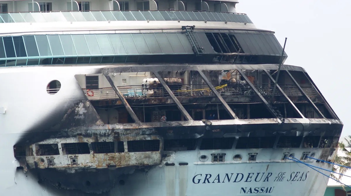 grandeur of the seas fire in 2013
