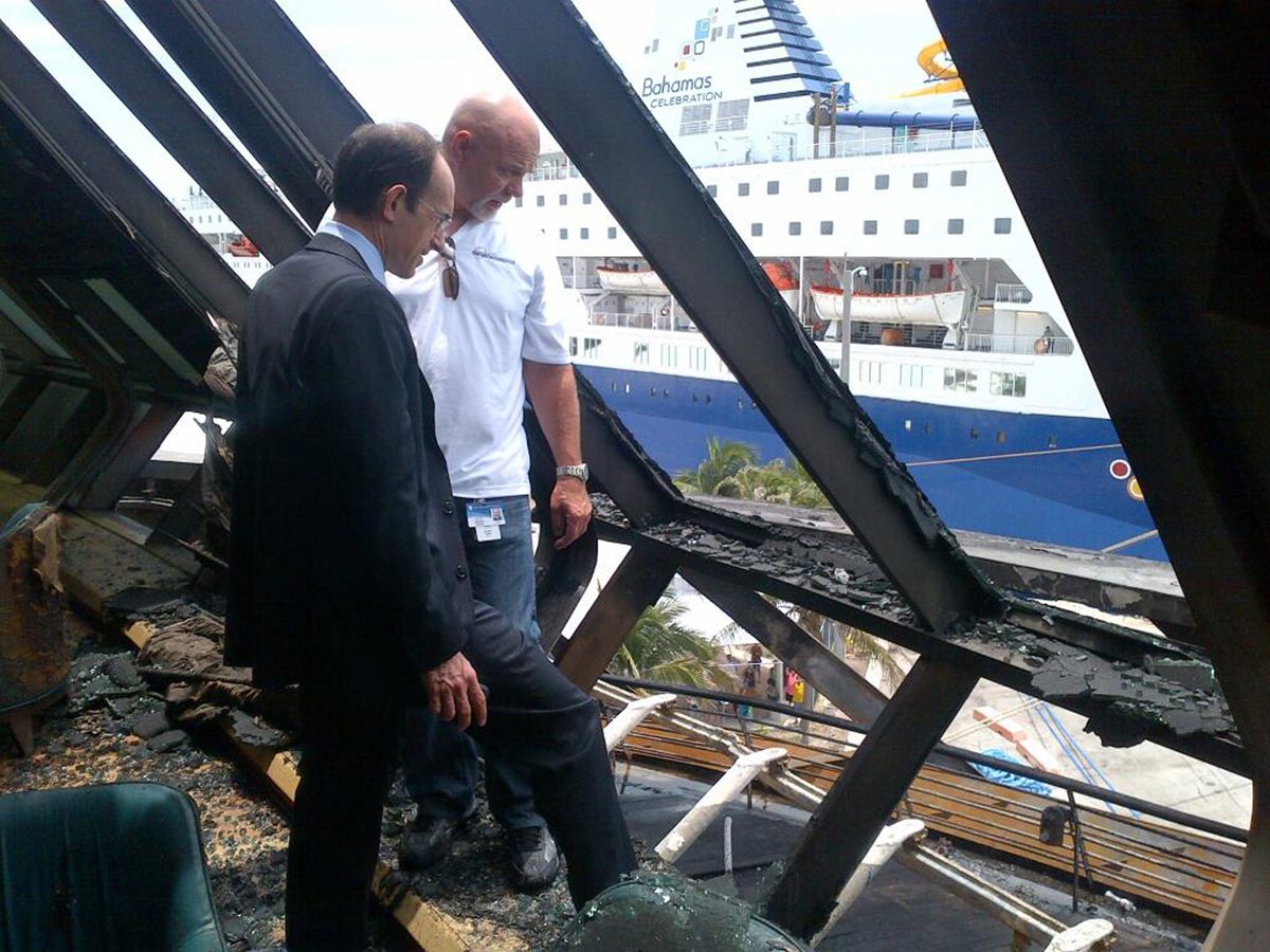 Royal Caribbean Grandeur of the Seas fire from 2013