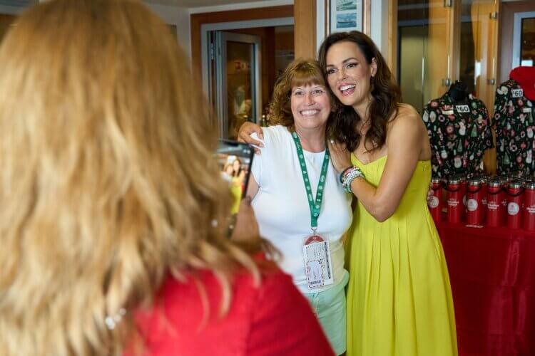 Hallmark Christmas Cruise meeting cast members
