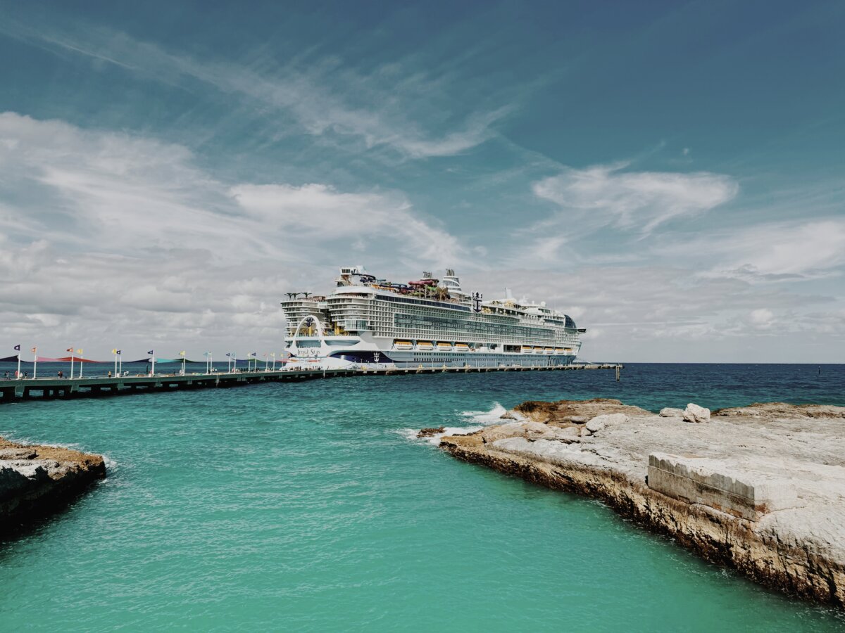 Icon of the Seas docked in CocoCay