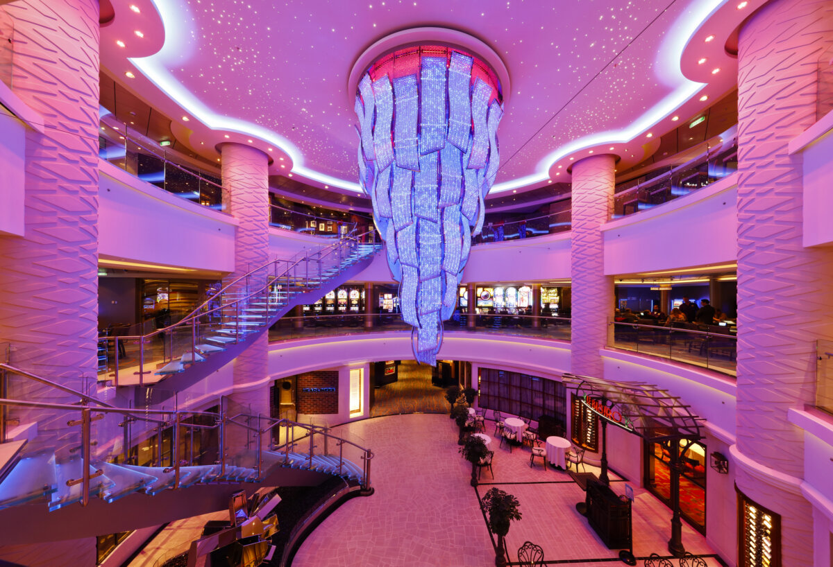 NCL Escape atrium