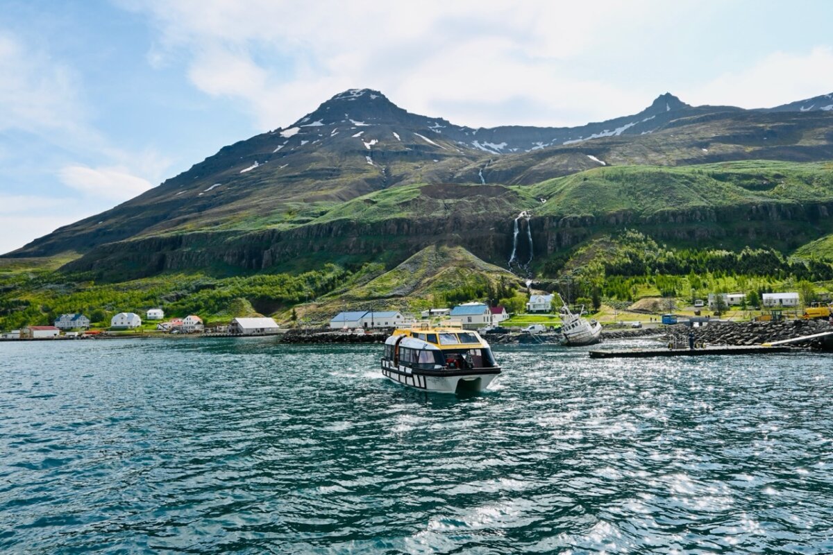 Royal Caribbean tender in Iceland