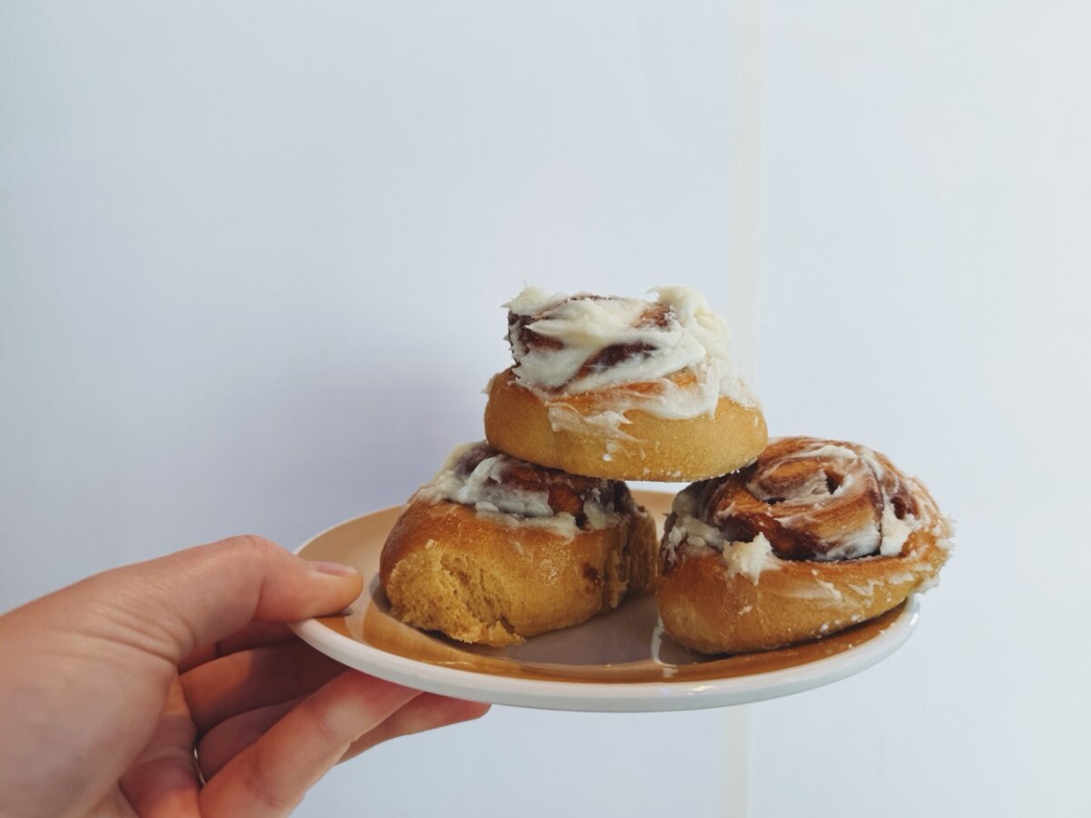 Cinnamon rolls on a Royal Caribbean cruise