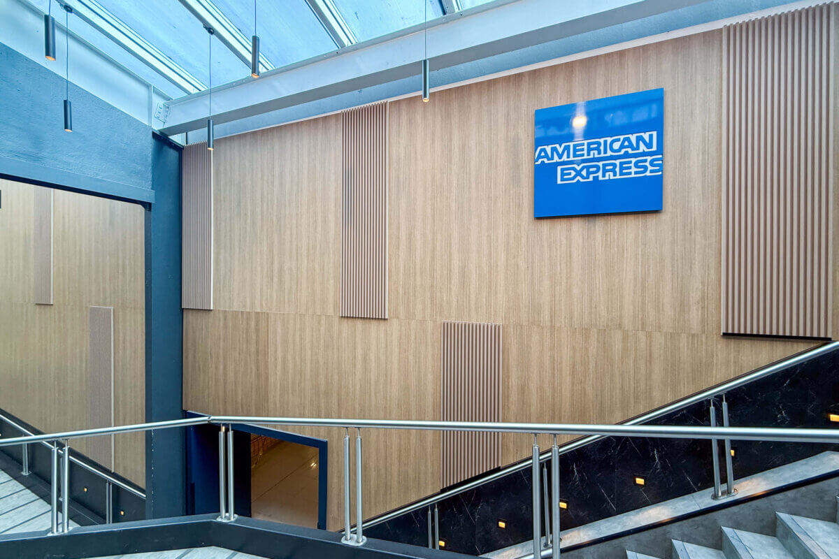 Entrance to Centurion Lounge in Mexico City's Terminal 1
