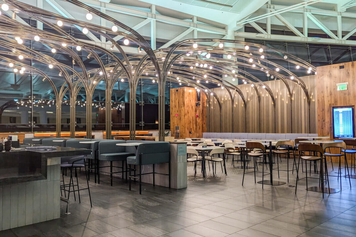 Empty Centurion Lounge in Seattle