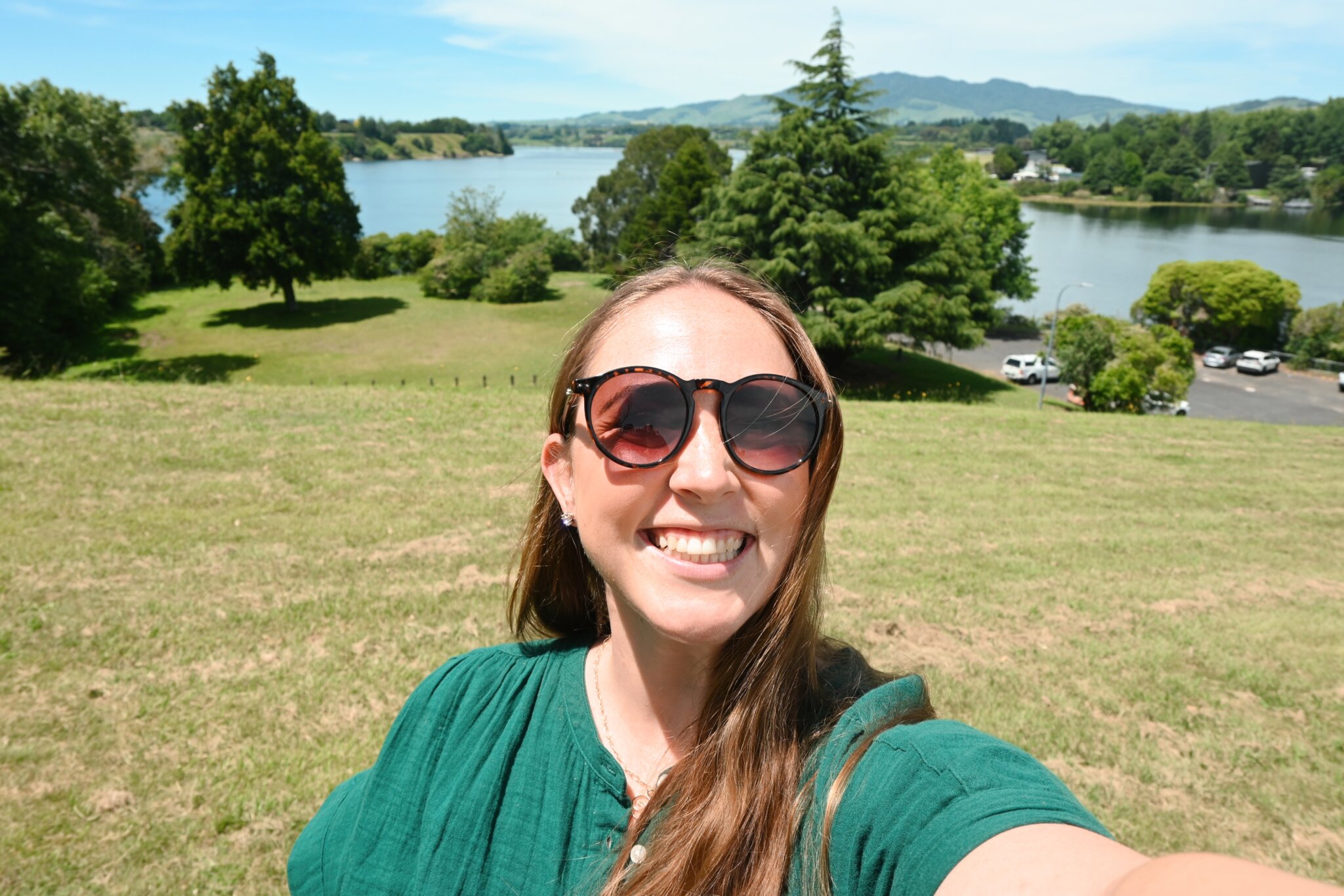 Allie Hubers during Shore Excursion Group tour in New Zealand