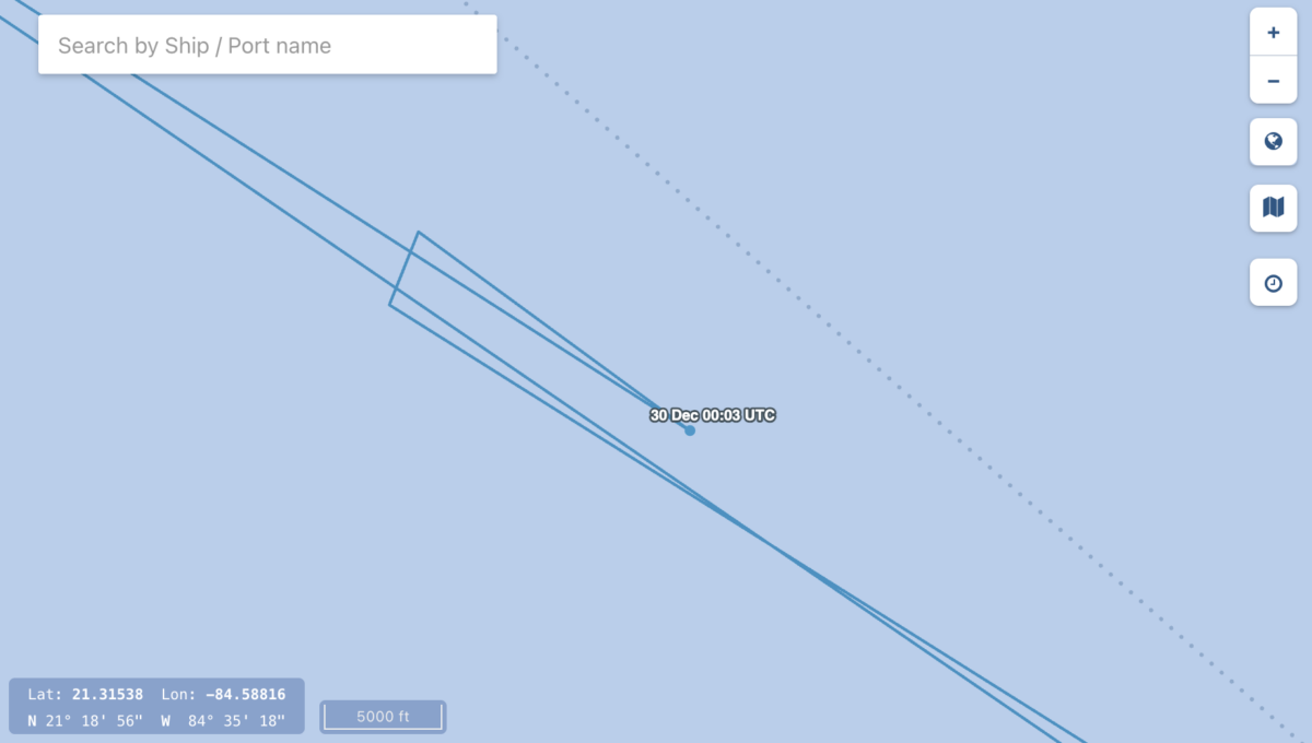 Celebrity Eclipse Cruise Mapper route
