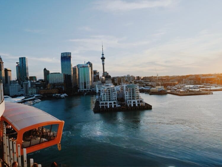 Celebrity Edge arriving in Auckland, New Zealand
