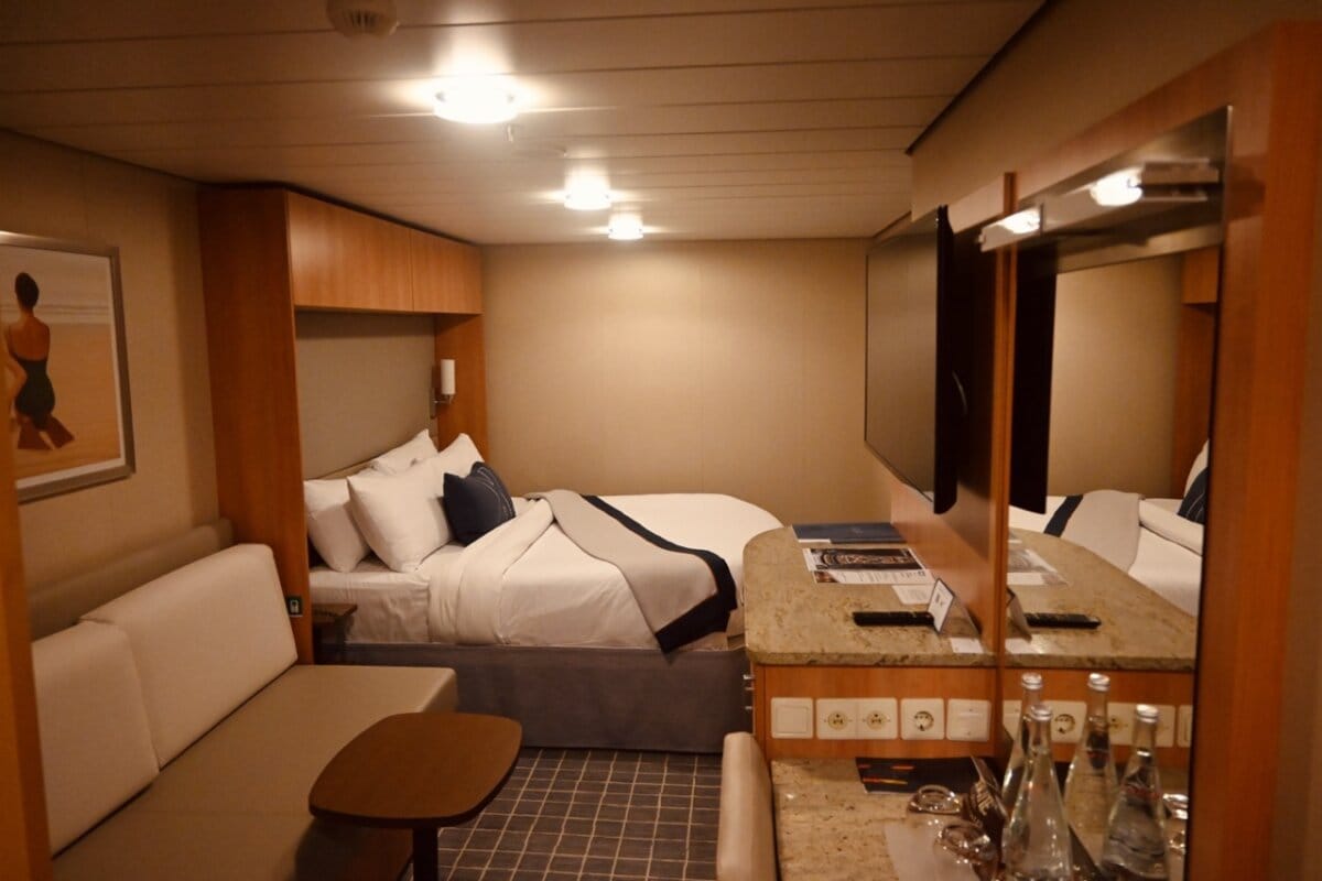 Inside cabin on Celebrity Silhouette