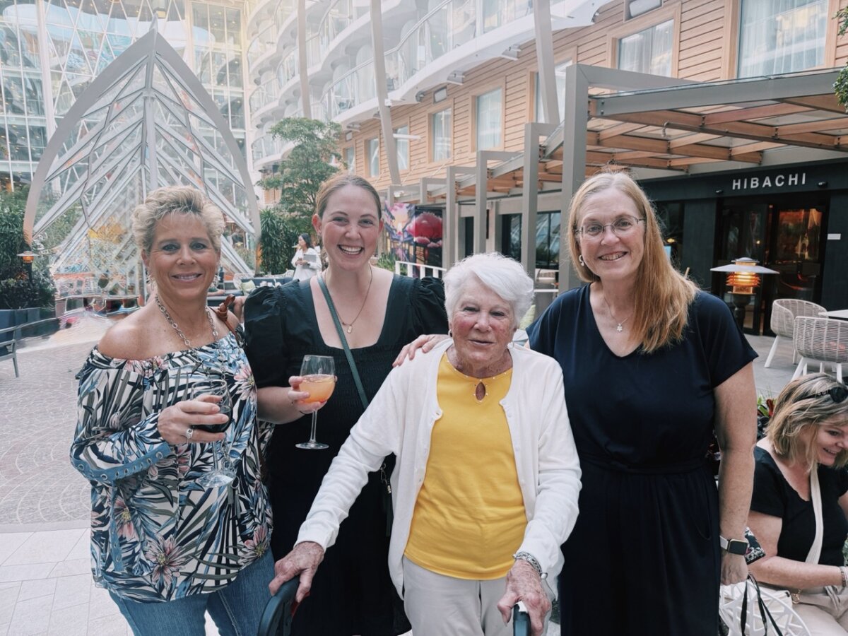 Family photo on Utopia of the Seas