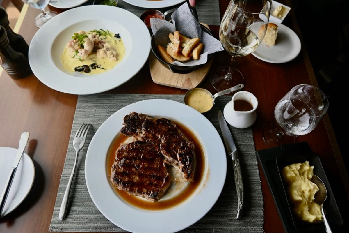 Celebrity Edge Lunch at Fine Cut Steakhouse